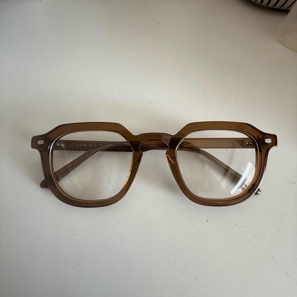 Jimmy Fairly The Oros Transparent Frame Glasses